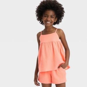 Girls' Gauze Shirt - Cat & Jack
